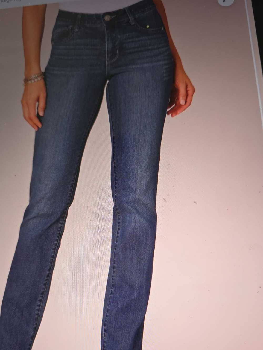 Democracy Women’s Ankle-Cropped Jeans in a Soft Washed Blue Denim - Picture 1 of 3